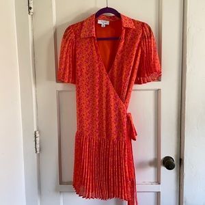 Alexis for Target Floral Flutter Sleeve Wrap Dress